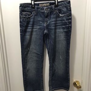 SZ 29 BKE Buckle Madison Stretch Capri Jeans